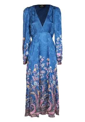 ETRO printed maxi dress - Blue