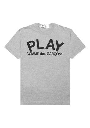 Comme Des Garçons Play logo-print T-shirt - Grey