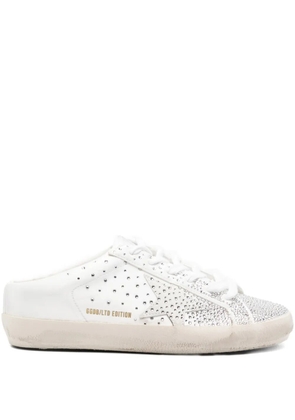 Golden Goose Super-Star crystal-embellished sneakers - White
