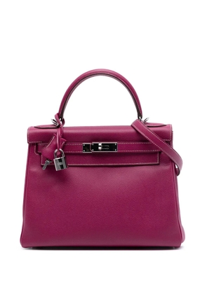 Hermès Pre-Owned 2011 Epsom Candy Kelly II Retourne 28 satchel - Purple