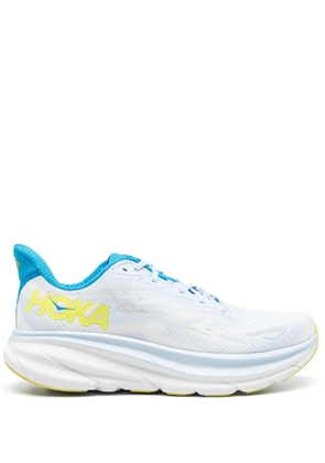 HOKA Clifton 9 mesh-panelling sneakers - Blue