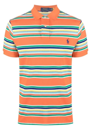 Polo Ralph Lauren stripe-print short-sleeved polo shirt - Orange
