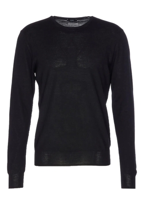 Hosio long-sleeve crew-neck sweater - Black