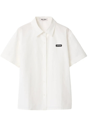 Miu Miu poplin shirt - White