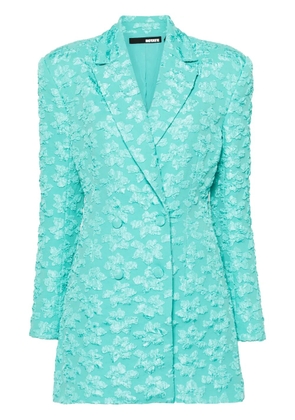 ROTATE BIRGER CHRISTENSEN textured double-breasted blazer - Green