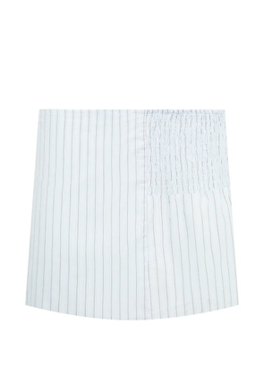 Deiji Studios striped-pattern mini skirt - White