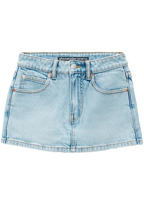 Alexander Wang mid-rise denim skort - Blue