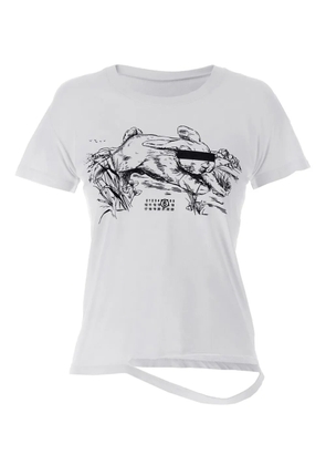MM6 Maison Margiela cotton t-shirt - White