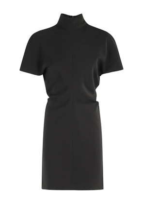 Federica Tosi mock-neck mini dress - Black