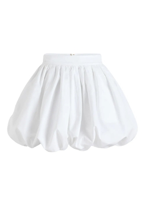 Patou Bubble organic cotton poplin skirt - White