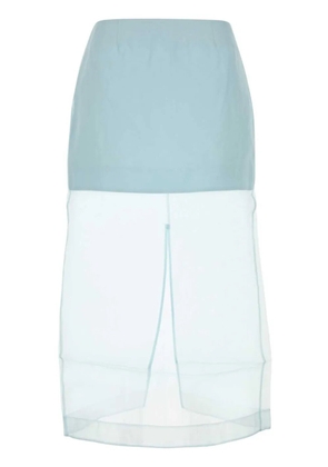 ZIMMERMANN Crush skirt - Blue