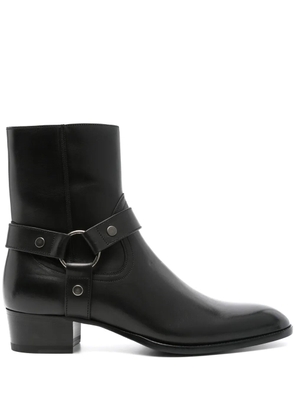 Saint Laurent 40mm Wyatt Harness boots - Black