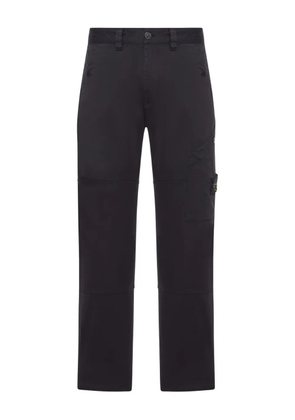 Stone Island cargo-pocket straight-leg trousers - Black
