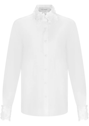 Silvia Tcherassi flower shirt - White