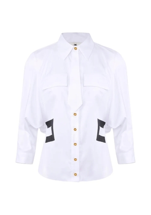 Elisabetta Franchi tie-detail shirt - White