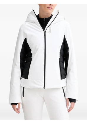 Colmar hooded panelled ski jacket - White