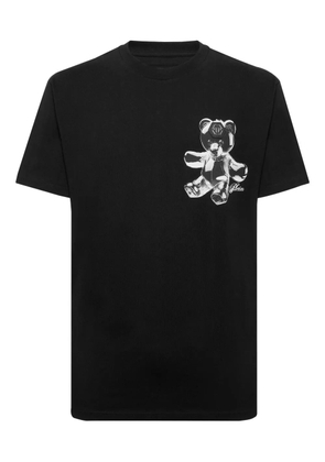 Philipp Plein teddy bear-print crew-neck T-shirt - Black