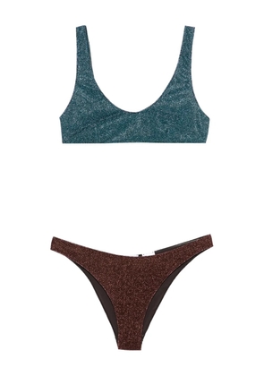 Oséree shimmer two-piece swimwear - Green