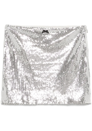 ROTATE BIRGER CHRISTENSEN sequinned mini skirt - Silver