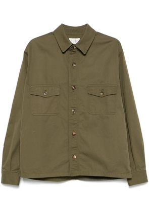 Saint Laurent cotton shirt jacket - Green