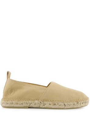 Frescobol Carioca Helio calf suede espadrilles - Neutrals