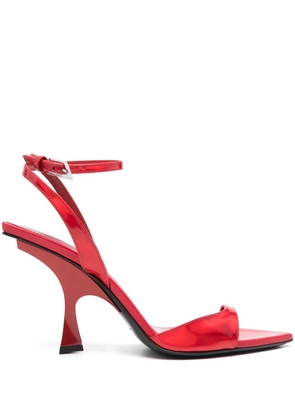 The Attico 95mm GG sandals - Red