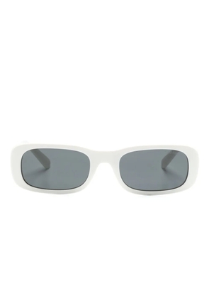 Miu Miu Eyewear Miu Glimpse rectangle-frame sunglasses - White