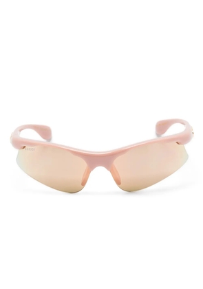 Gucci Eyewear biker style-frame sunglasses - Pink