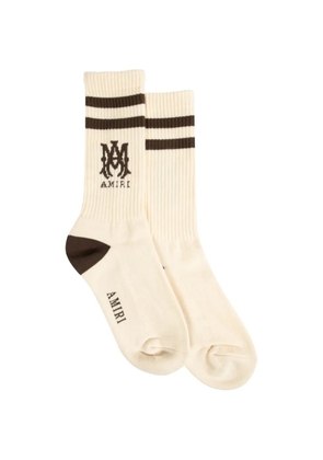 AMIRI logo-embellishment socks - Neutrals