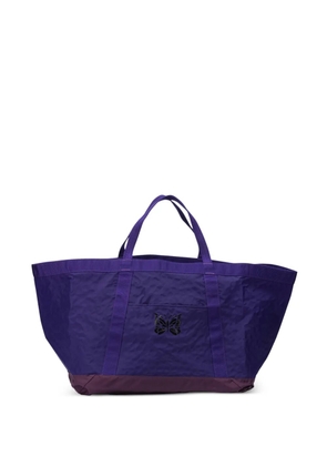 Needles butterfly-print tote bag - Purple