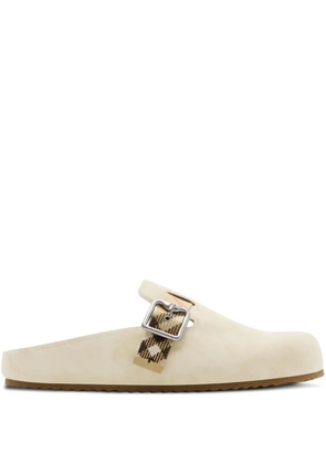 Burberry suede Urchin clogs - Neutrals