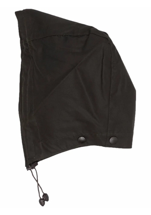 Barbour waxed cotton hood - Black
