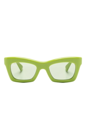 Gucci Eyewear rectangle-frame sunglasses - Green