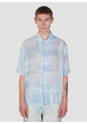 Our Legacy Brush Stroke Shirt - Man Shirts Blue It - 50