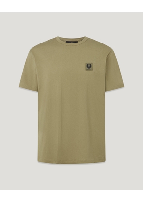 Belstaff T-shirt Men's Cotton Jersey Fatigue Green Size 2XL