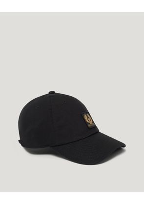 Belstaff Phoenix Logo Cap Unisex's Cotton Black Size One Size