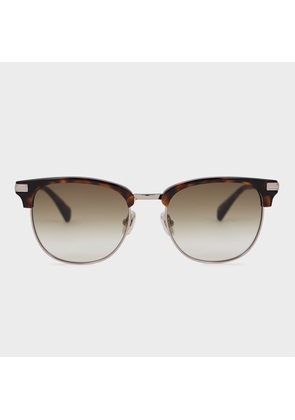 Paul Smith Gunmetal Havana 'Linden' Sunglasses Multicolour
