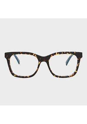 Paul Smith Havana 'Madron' Clip-On Spectacles Multicolour