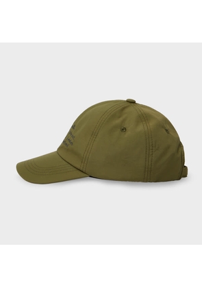 Paul Smith Khaki 'Floral Street' Cap Brown