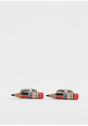 Paul Smith Red and Black Pencil Cufflinks Multicolour