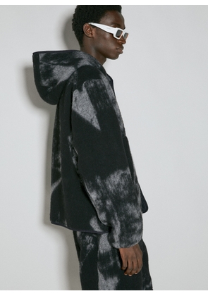 Y-3 Wool-blend Jacquard Fleece Jacket -  Jackets Black S