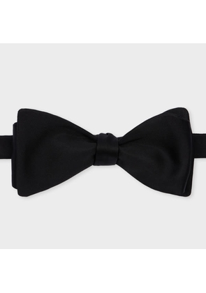 Paul Smith Black Plain Satin Bow Tie