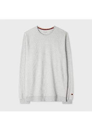 Paul Smith Grey Marl Waffle Long-Sleeve Lounge Top