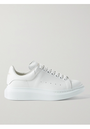 McQueen - Exaggerated-Sole Leather Sneakers - Men - White - EU 39