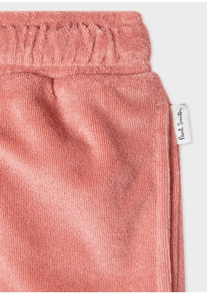 Paul Smith Women's Peach Towelling Shorts Orange