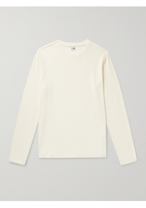 NN07 - Clive Waffle-Knit Cotton and Modal-Blend T-Shirt - Men - Neutrals - S