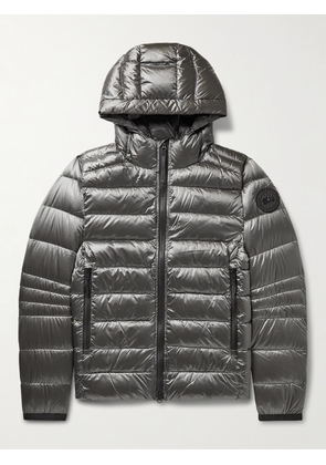 Canada Goose - Crofton Slim-Fit Metallic Nylon-Ripstop Hooded Down Jacket - Men - Silver - XS