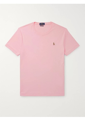 Polo Ralph Lauren - Slim-Fit Pima Cotton-Jersey T-Shirt - Men - Pink - XS