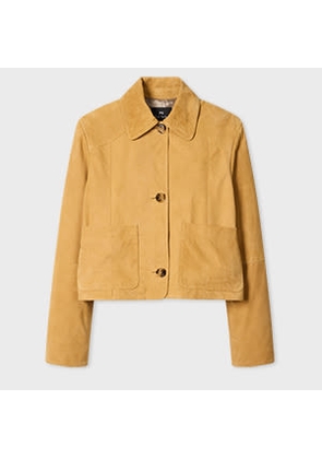 PS Paul Smith Women's Yellow Suede Jacket