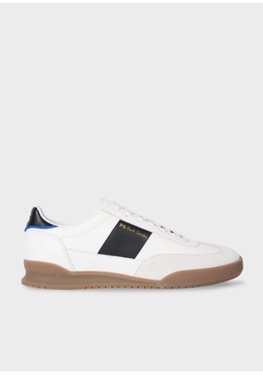 PS Paul Smith White 'Dover' Trainers with Black Side Panel